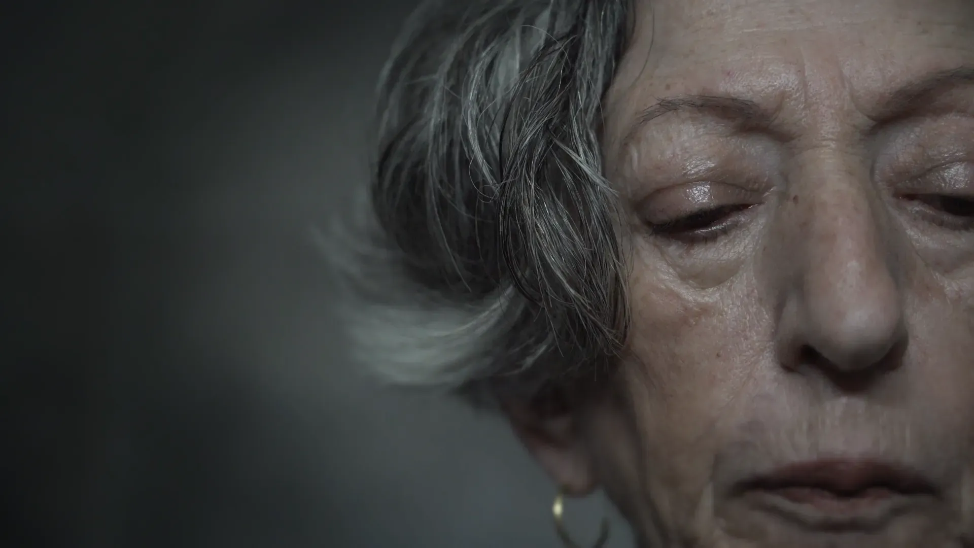 Close-up of an older woman